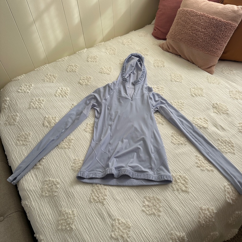 lululemon periwinkle quarter-zip!